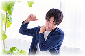 腕が痛くて上がらない